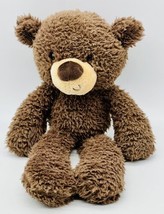 Gund Fuzzy Teddy Bear Stuffed Animal Plush  Brown Wubby 13.5 inch 320115 - £15.36 GBP