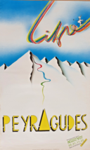 Peyragudes - Chazelon - Poster Original Station Ski - Tourism - 90&#39;S - £129.55 GBP