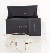 Brand New Authentic Chopard Eyeglasses VCHC 77 0300 51mm Gold Frame VCHC77S - $296.99