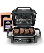 Ninja Woodfire 7-in-1 Electric Outdoor Smoker &amp; AirFry Grill with Griddle - $229.99