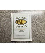 PAUL Fort Wayne Engineering &amp; Mfg. Co. ORIGINAL WATER SYSTEMS Bulletin FARM - $69.43 CAD