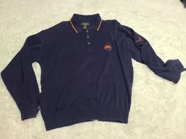 Vintage Illinois Fighting Illini Rugby Shirt Tundra Made in Canada Men’s M Polo - £8.91 GBP
