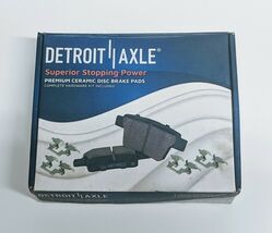Detroit Axle Ceramic Disc Brake Pads P-815A Complete Hardware Kit Included - $22.99