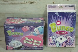 Sealed It&#39;s Bunco Time Bell and Dice Set Game w/ Invitations (Opened) - ... - $6.71