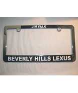 Jim Falk Beverly Hills Lexus License Plate Frame Dealership Plastic - $68.02 CAD