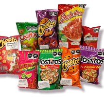 Sabritas 9-Pack Mexican Fiesta Mix: Cheetos Bolitas, Cheetos Colmillos, ... - £25.28 GBP