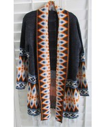 Women&#39;s (NWOT) Tribal (Southwestern) Design Open Front Cardigan One Size - $34.30 CAD