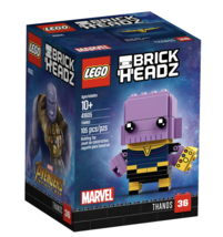 LEGO Brick Headz Marvel Thanos Building Toy 105 Pieces 41605 - Retired P... - $59.99