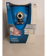 Logitech QuickCam Connect USB Video Camera Microphone software NEW 640x480 - £14.78 GBP