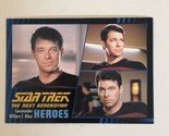 Star Trek The Next Generation Heroes Trading Card #2 Jonathan Frakes Riker - $1.97