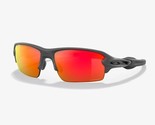 Oakley Flak 2.0 Sunglasses OO9271-4361 Steel COLOR W/ PRIZM Ruby (AF) - $108.89