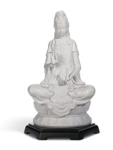 Lladro 01008302 Kwan Yin Porcelain Figurine New - $900.00