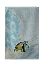 Betsy Drake Blue Sea Turtle Beach Towel - £56.26 GBP