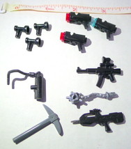  LEGO &amp; Mega Bloks Weapons and Other 11  pieces Mixed Lot bagged - $8.86