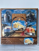 Springbok LIONEL Electric Trains 1000 Piece Jigsaw Puzzle Sealed 24x30” ... - $18.49