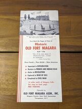 Vintage New York Historic Old Fort Niagara Brochure - $24.97 CAD