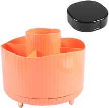 QOONESTL 360 Rotating Makeup Brush Organizer, 5 Grids Makeup Brush Holder with M - £15.77 GBP