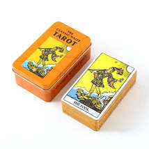 Classic Waite Tarot Cards Deck In Tin Box + Guidebook For Beginners + Gilded Edg - £18.43 GBP