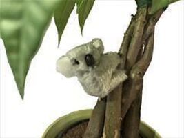 6 PIECES OF 2 INCH ADORABLE FUZZY KOALA BEARS HUGGER CLIP ON TOY pencil ... - $14.24