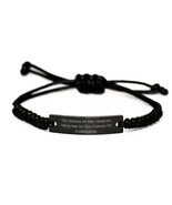 The Voices in My Head are Telling. Black Rope Bracelet, Classic Car Coll... - $407.15 MXN