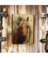 Ebros Rustic Stallion Horse Bust Print Canvas On Wooden Frame 16" H by 1... - $43.99
