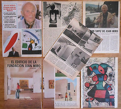 Joan Miro Lot Press 1970s/80s Photo Spain Painter Clippings Art - £7.99 GBP