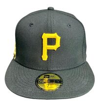 New Era MLB Pittsburgh Pirates Cloud Icon 59FIFTY Fitted Hat Cap Size 7 1/2 - $34.64
