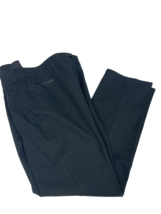 So Slimming Chico&#39;s Sz 2 Black Slim Crop Denim Pants Pockets Straight Legs - $24.88