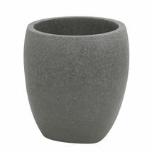 Charcoal Stone Tumbler Solid Color Modern Contemporary Resin - £26.45 GBP