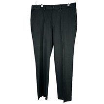 Haggar Mens Classic Fit Black Dress Pants 36X30 - $19.32