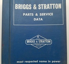 Briggs &amp; Stratton Engine Parts &amp; Service Data Manual Book Bulletins List... - £78.37 GBP