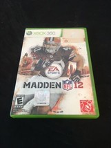 Madden NFL 12 Xbox 360, 2011 Tested - $4.00