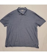 Hickey Freeman Men&#39;s Polo Shirt Size 2Xl XXL Gray Short Sleeve Casual Golf - $27.87