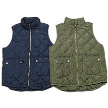 Lot of 2 Woolrich Vest Womens Size L 70% Duck Down Quilted Puffer Full Zip - $603.99 MXN