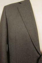 GORGEOUS Canali Brown/Dark Gray Wool Dual Vent Sport Coat 46L Harry Rose... - $134.99