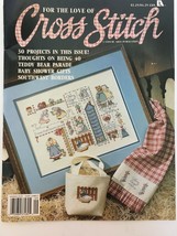 For the Love of Cross Stitch Magazine July 1990 Nativity Teddy Bear 30 P... - $3.99