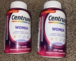 LOT OF 2 CENTRUM - WOMEN MULTIVITAMIN - 200 TABLETS EXP 9/24 - £14.43 GBP