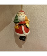 Santa Porcelain Bell W/ Pants Clapper - $7.85