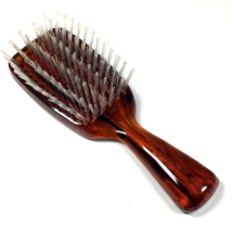 Pro-phy-lac-tic Hair Brush Vintage Nylon Bristle Root beer Brown Lucite ... - $87.00