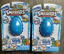Lot Of Two (2) Zuru Smashers Dinosaur Eggs Blind Bags - Smash &amp; Rebuild - Rawr - £11.15 GBP
