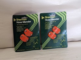 Sherman Rubber &amp; Plastic Garden Hose Splicer Connector Mender 5/8&quot; &amp; 3/4... - $12.86