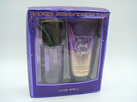 NEW Victoria&#39;s Secret Love Spell Fragrance Mist and Lotion Gift Set 2.5 floz NIB - £18.40 GBP