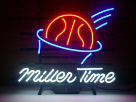 New Miller Time Basketball Lite Artwork Beer Neon Sign 24&quot;x20&quot; Poster Light - £196.39 GBP