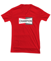 Retro TShirt Champion Once Upon a Time in Hollywood Red-V-Tee  - £17.54 GBP