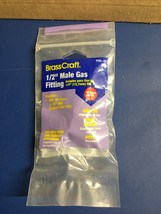 BrassCraft 3/8&quot; OD Flare X 1/2&quot; MIP Male Gas Fitting PSSL-16 - £3.88 GBP