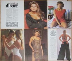 ARANCHA DE BENITO Reportage Man 1993 photos sexy Arantxa spain model cli... - £6.03 GBP