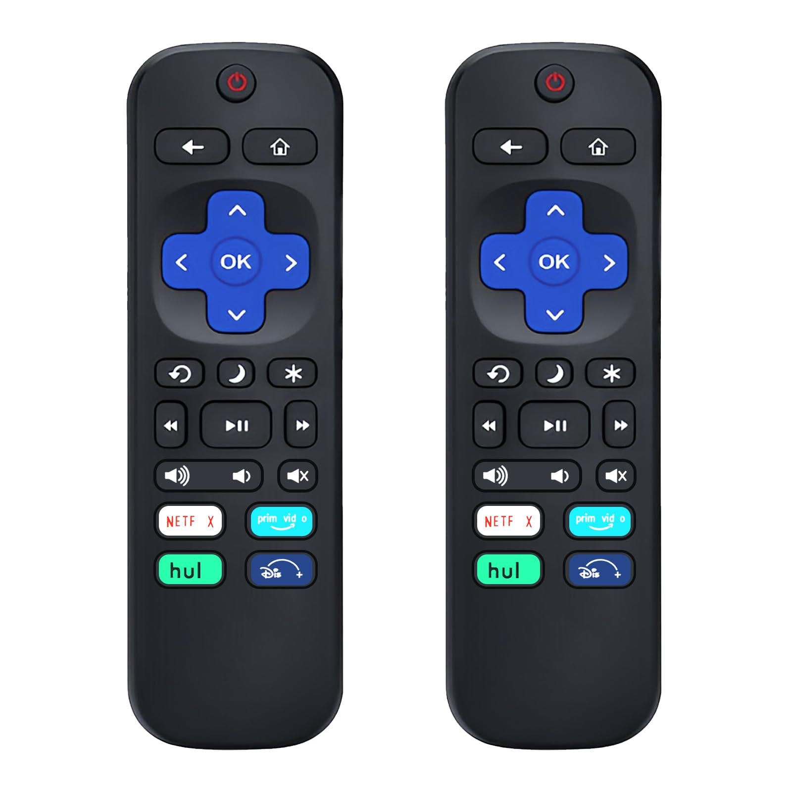 Replacement Remote Compatible for TCL Roku/Hisense Roku/Onn Roku/Insignia Roku/E