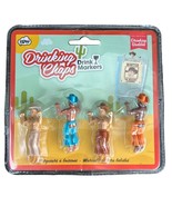 Drinking Chaps Drink Markers Set Of 4 NPW Original Drinking Buddies Cowb... - $17.28