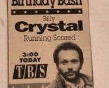 Running Scared Tv Guide Print Ad Billy Crystal TPA15 - £4.64 GBP