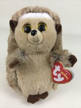 Ty Original Ida Hedgehog 6&quot; Plush Stuffed Bean Bag Toy Beanie Baby 2017 ... - $12.82